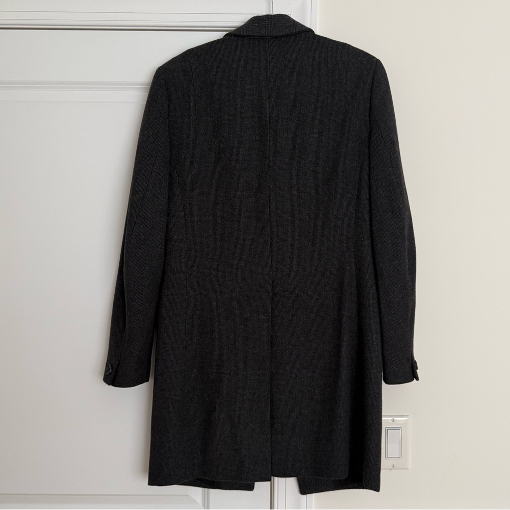 All Saints Charcoal Gray Men's Coat - Picture 7 of 12